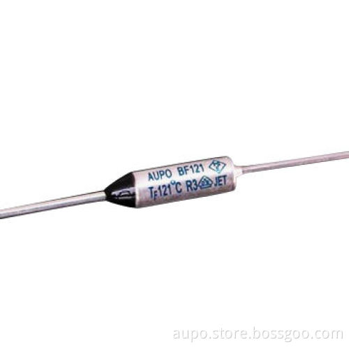 Axial Thermal Cut-off with Rated Current of 3A and 82, ±2°C Fusing-off Temperature